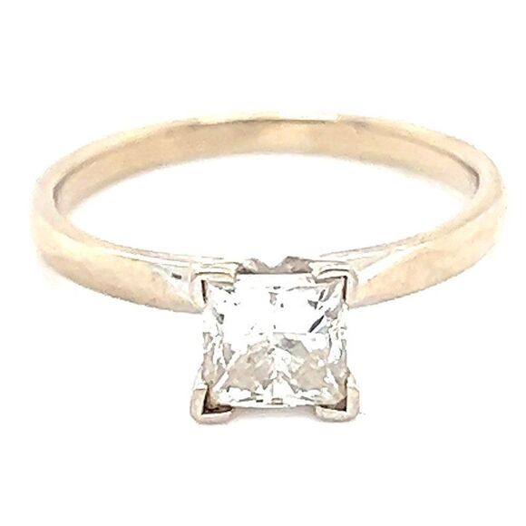 No brand / Not sure Jewelry - 14k WG Princess Cut 1 Carat Diamond Ring